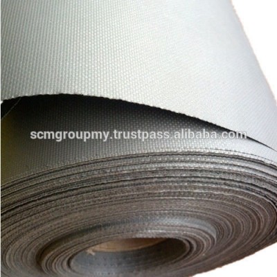 Silicone Impregnated Coated Fiberglass Grey Cloth