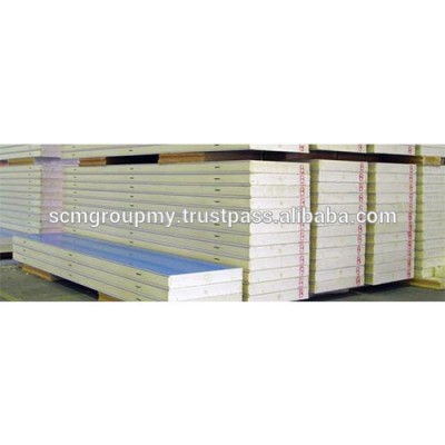 Light Yellow PU Polyurethane Sandwich Panel