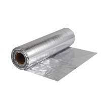 aluminum foil fireproof fabric Reflective Radiant Single Side Aluminum Foil Woven Fabric foil